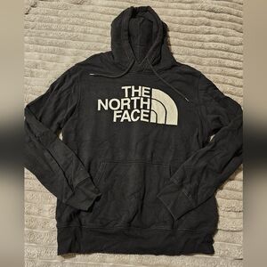 The North Face Men's Black and White Logo Hoodie